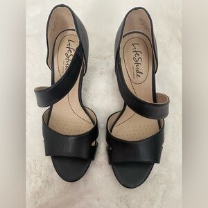 Life Stride Women's Black Heels